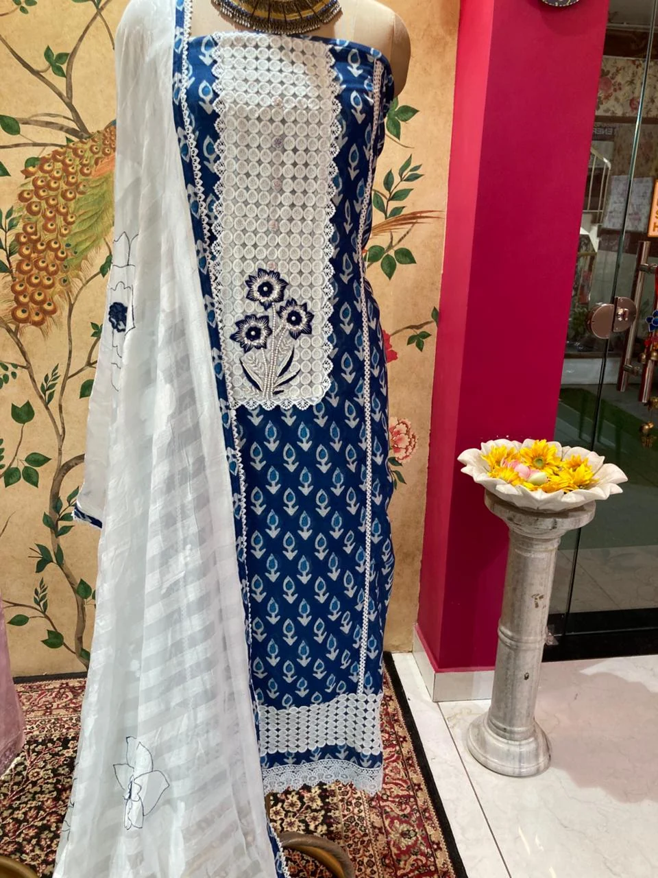 Linen indigo