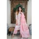 Pink cotton suit set 