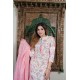 Pink cotton suit set 