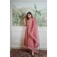 Mauve pink anarkali 