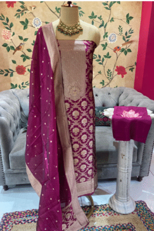 Pure banarasi silk suits