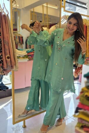 FLORAL SHIMMER COORD